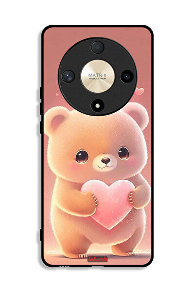 Tolwak Honor X9b Protective Case Cover Cute Little Panda Holding Heart