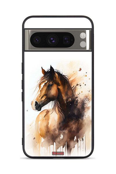 Tolwak Google Pixel 8 Pro Protective Case Cover Horse Abstract Art