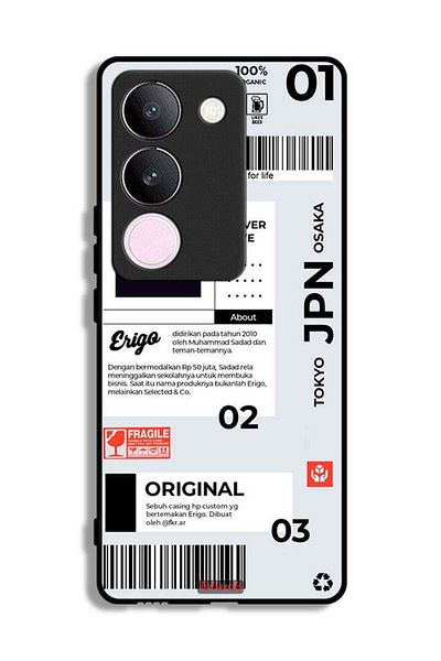 Tolwak vivo V29 Protective Case Cover Japan Sticker