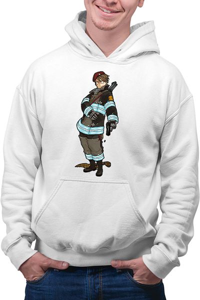 OEM Hanorac Barbati Fire Force Hinawa Takehisa Animekage Otaku