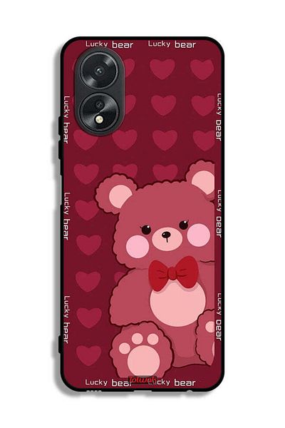 Tolwak Oppo A38 Protective Case Cover Lucky Bear
