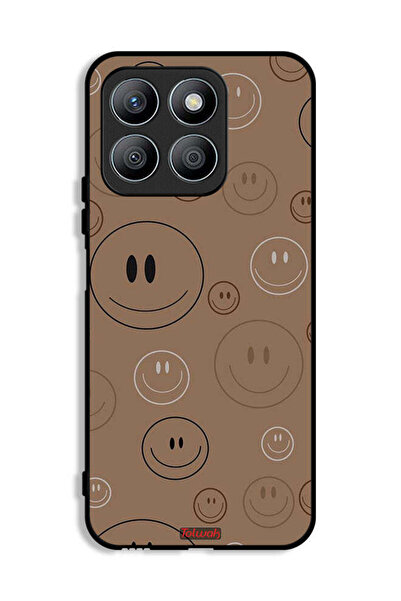 Tolwak غطاء حماية لهاتف Honor X8b بنقشة وجوه مبتسمة