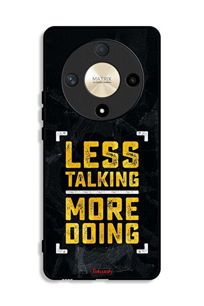 Tolwak Honor X9b Protective Case Cover Less Talking More Doing