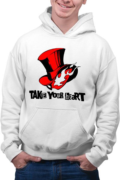 OEM Men's Hoodie Persona Evil Group Take Heart Kokoro