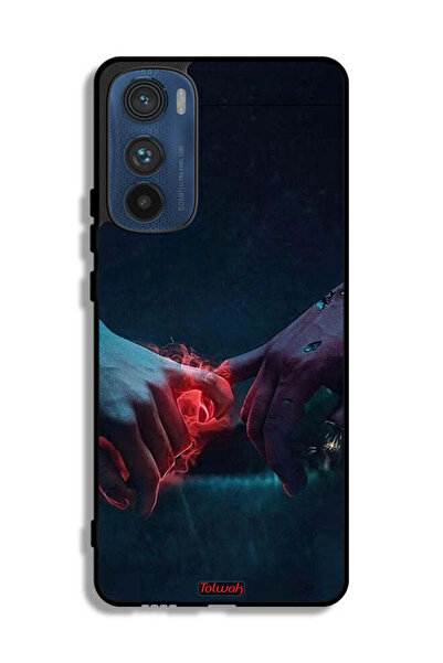 Tolwak غطاء حماية لهاتف موتورولا إيدج 30 - يدين محترقتين