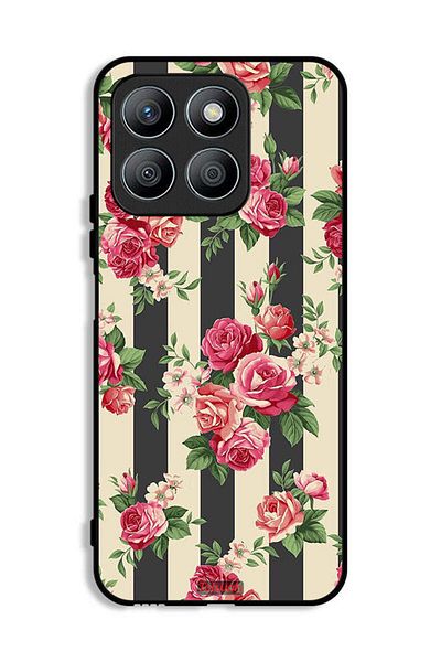 Tolwak Honor X8b Protective Case Cover Roses Pattern
