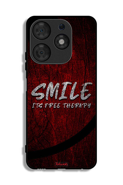 Tolwak Tecno Spark 10 Pro Protective Case Cover Smile Its Free Therapy