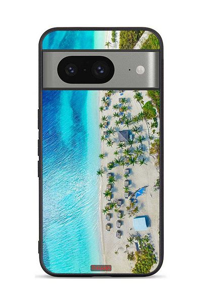Tolwak Google Pixel 8 Protective Case Cover Beach