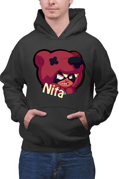 OEM Hanorac Barbati Brawl Stars Nita Fighter Bear Angry Shockwave