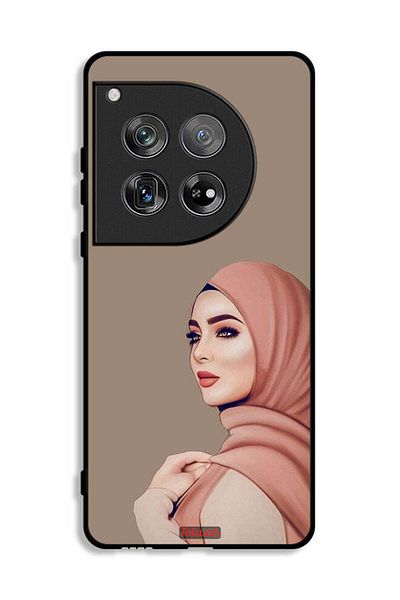 Tolwak OnePlus 12 Protective Case Cover Beautiful Hijab Girl