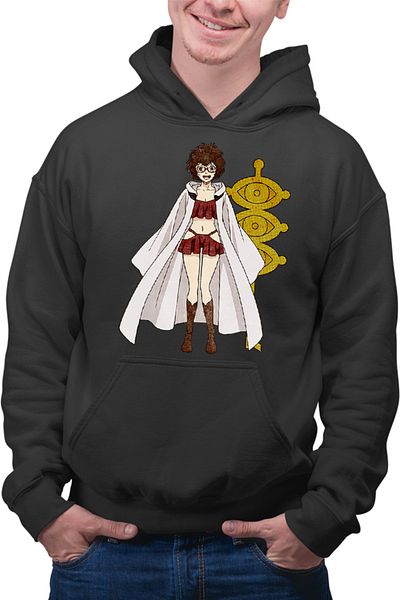 OEM Men's Hoodie Black Clover Sally Dancer Magician Curly Manga