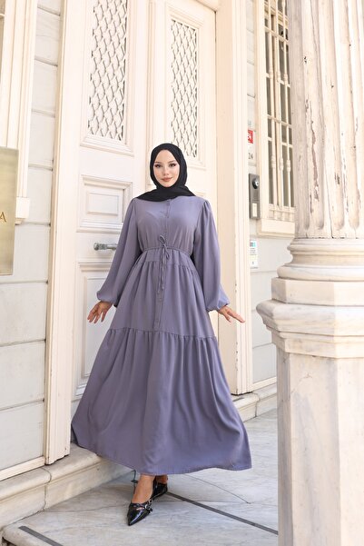 ECESSAMODAM Φόρεμα Τεσεττούρα με κουμπιά Aerobin