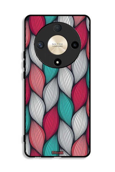 Tolwak Honor X9b Protective Case Cover Feather Pattern