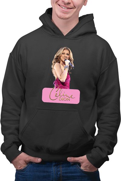 OEM Men's Hoodie Celine Dion Singer Titanic World Wide Popular Movie