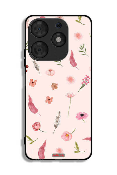 Tolwak Tecno Spark 10 Pro Protective Case Cover Leaves And Roses Pattern