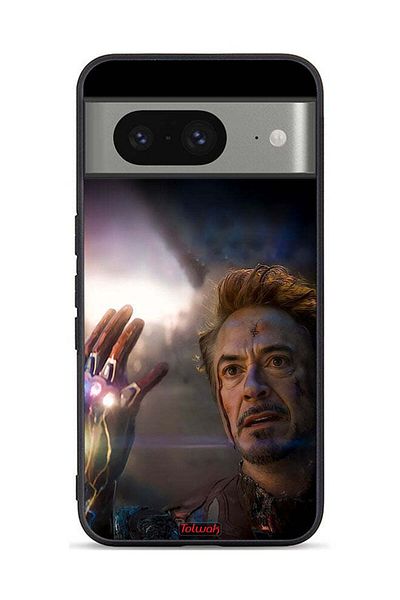 Tolwak Google Pixel 8 Protective Case Cover I Am Iron Man