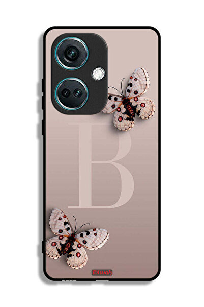 Tolwak غطاء حماية لهاتف OnePlus Nord CE3 بنقشة فراشات