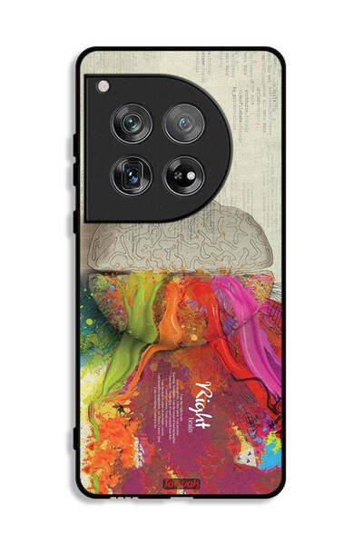 Tolwak غطاء حماية لهاتف OnePlus 12 بتصميم تجريدي لعلم الدماغ