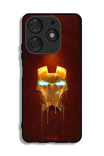 Tolwak غطاء حماية لهاتف تكنو سبارك 10 برو بطبعة الرجل الحديدي من مارفل كوميكس