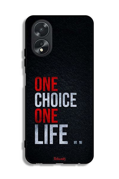 Tolwak Oppo A38 Protective Case Cover One Choice One Life