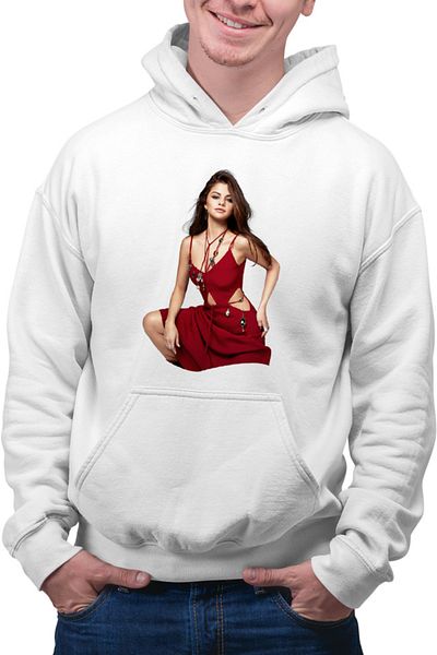 OEM Men's Hoodie Selena Gomez Red Dress Actress Singer Song