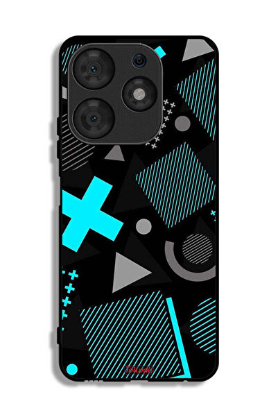Tolwak Tecno Spark 10 Pro Protective Case Cover Squid Game Icons