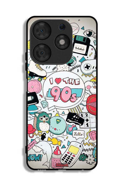 Tolwak غطاء حماية لهاتف Tecno Spark 10 Pro - أحب التسعينيات