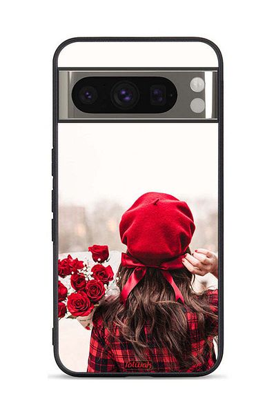 Tolwak Google Pixel 8 Pro Protective Case Cover Holding Flowers