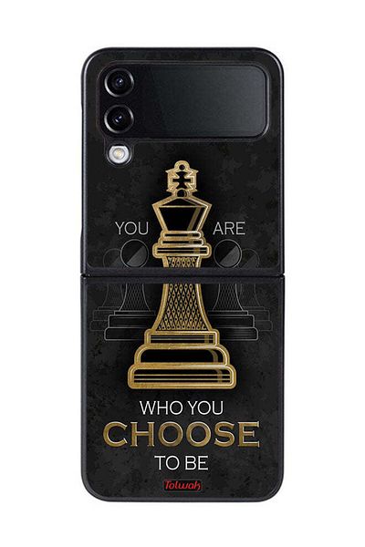 Tolwak Samsung Galaxy Z Flip 4 Protective Case Cover You Are Who You Choose To Be