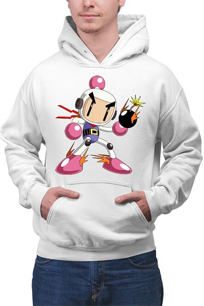 OEM Men's Hoodie Bomberman Anime Manga Cosplay