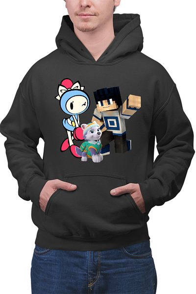 OEM Men's Bomberman Paw Patrol Husky Minecraft Man Skin Slime Hoodie