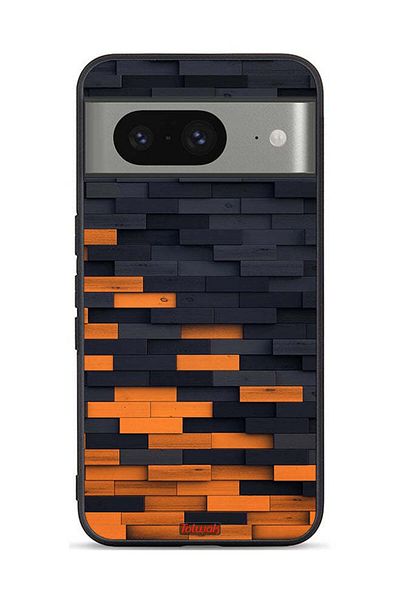Tolwak Google Pixel 8 Protective Case Cover Wooden Wall