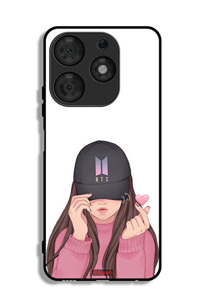Tolwak Tecno Spark 10 Pro Protective Case Cover Girl Making Snap