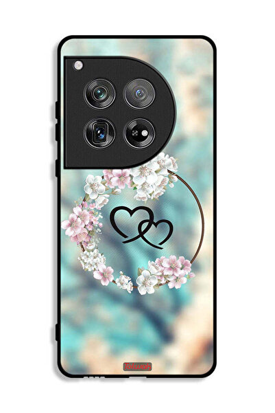 Tolwak غطاء حماية لهاتف OnePlus 12 بتصميم قلوب في فن الخاتم