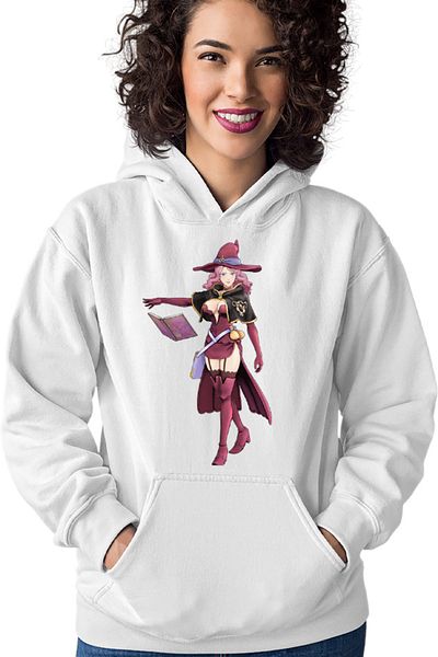 OEM Women's Hoodie Black Clover Vanessa The Drunkard Witch Enoteca Hat