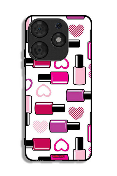 Tolwak Tecno Spark 10 Pro Protective Case Cover Lipstick Lover