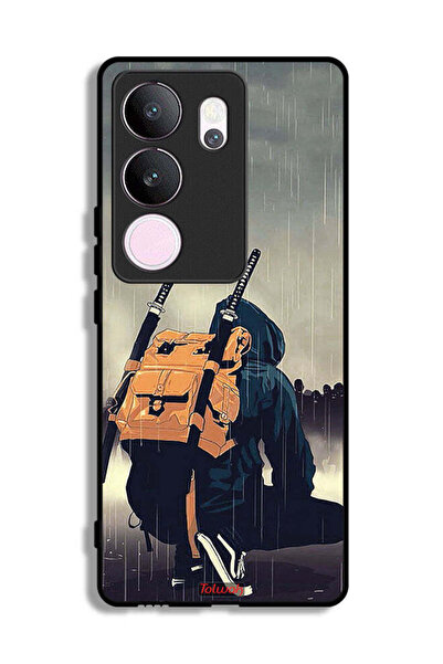 Tolwak غطاء حماية فيفو V29 برو بتصميم سيف ساموراي رقمي