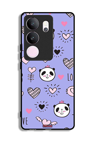 Tolwak vivo V29 Pro Protective Case Cover Love And Panda Doodle
