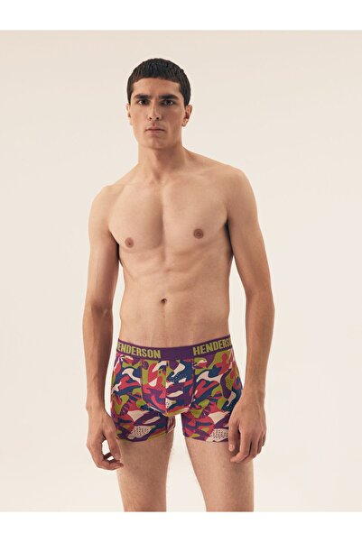 Henderson Men's boxer shorts 2 pairs & Style & Comfort combined & Elastic material & Geometric print | Spin