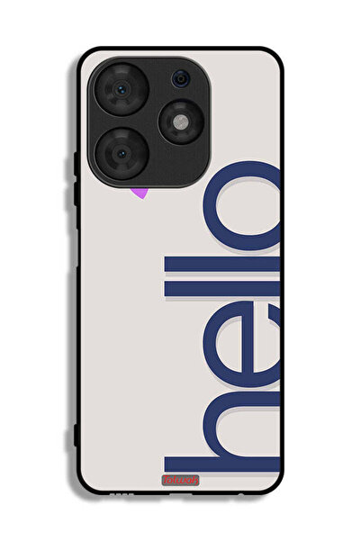 Tolwak Tecno Spark 10 Pro Protective Case Cover Hello