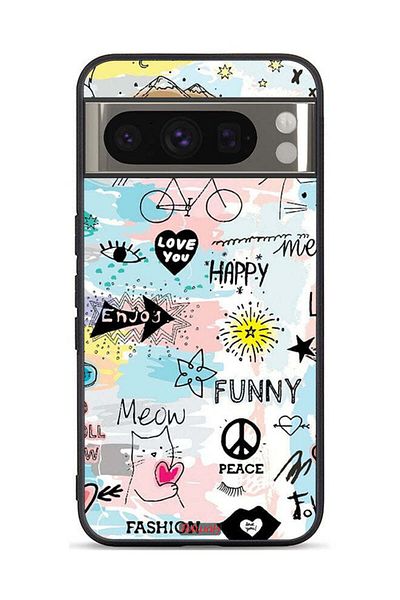 Tolwak Google Pixel 8 Pro Protective Case Cover Love You Tags