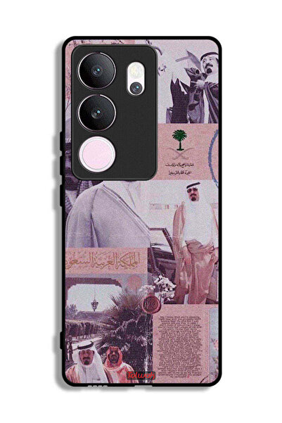 Tolwak غطاء حماية فيفو V29 برو، ملصق الملك عبدالله العتيق