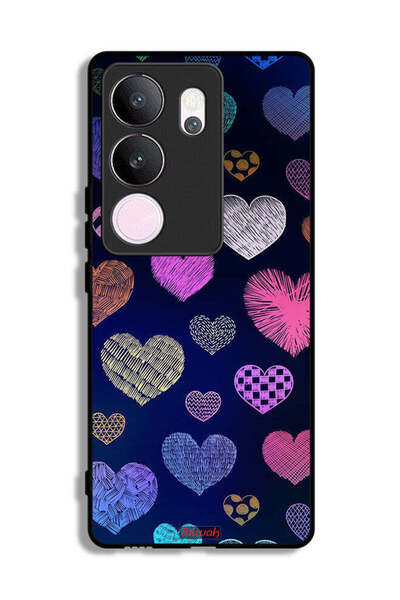 Tolwak غطاء حماية لهاتف فيفو V29 برو بنقشة قلوب داجا