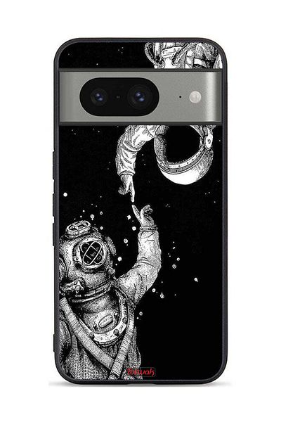 Tolwak Google Pixel 8 Protective Case Cover Astronauts