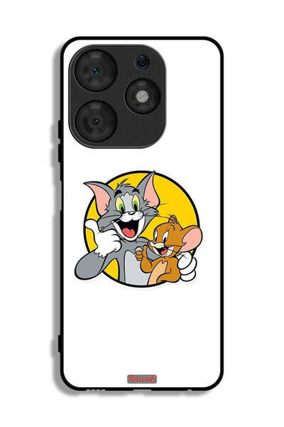 Tolwak غطاء حماية تكنو سبارك 10 برو بتصميم توم وجيري