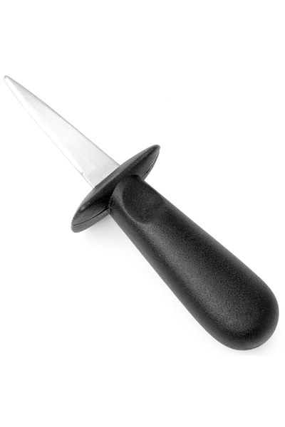 HENDI Nóż do otwierania ostryg prosty ze stali nierdzewnej dł. 160 mm - 781920