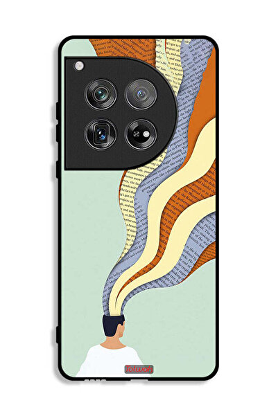 Tolwak غطاء حماية لهاتف OnePlus 12 بتصميم فني مع رسومات Data In Mind