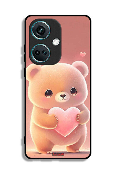 Tolwak غطاء حماية لهاتف OnePlus Nord CE3 - باندا صغيرة لطيفة تحمل قلبًا