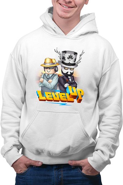 OEM Hanorac Barbati Roblox Level Up Mayor Cool Story