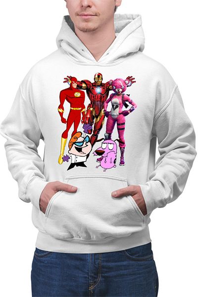 OEM Men's Hoodie Flash Dexter Courage Coward Dog Fortnite